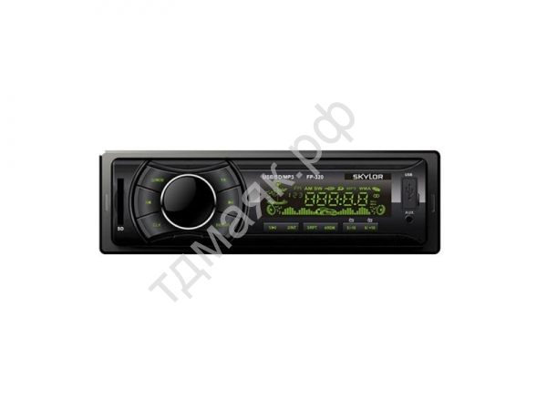 Автомагнитола SKYLOR FP-320 green 4x45 (USB без CD)~