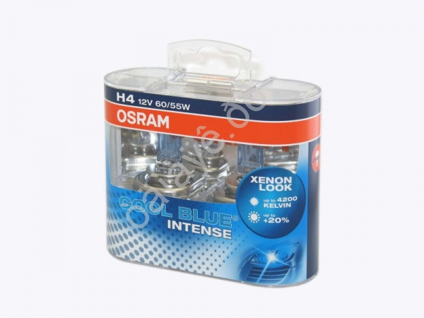 Лампа Osram H4 12V60/55W P43t COOL BLUE INTENSE EURO