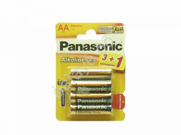 Батарейки  PANASONIC ALKALINE  АА R06 /4/48/240
