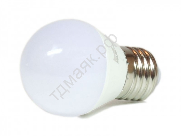 Лампа светодиодная "МАЯК" E27, 6W, 3000К, LED B45, AC 175-250V