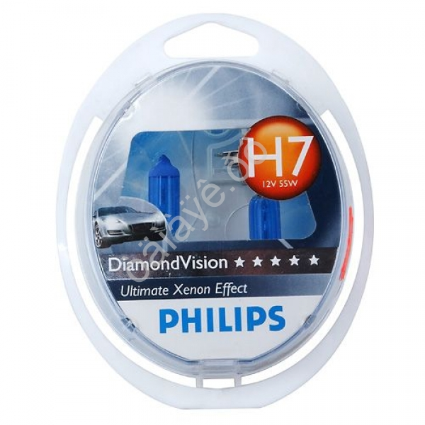 Лампа PHILIPS  H7 12V55W (2шт.) DIAMOND VISION