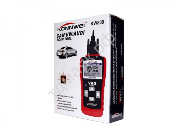 Автосканер Konnwei KW 809 (VW/AUDI) (OBD2/EOBD/CAN/WAG)
