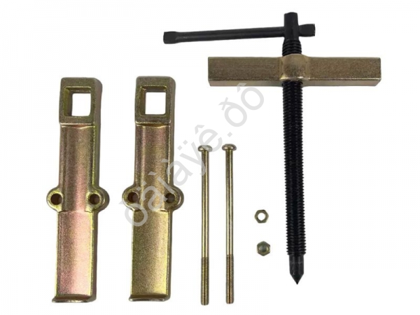 Съемник подшипников 2-х лапый 150 мм раздвижной ф55-105мм со стяжкой (жёлтый) ДЕЛО МАСТЕРА