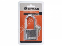 Замок навесной влагонепроницаемый, 50мм, с длин. дужкой, ЕРМАК