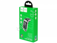 Держатель телефона на дефлектор, магнитный, черный/серебристый CA74 Hoco