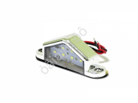 Подсветка номера 6 LED 12-30v 76мм хром 1/4