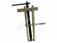 Съемник подшипников 2-х лапый 200 мм раздвижной ф70-130мм со стяжкой (жёлтый) ДЕЛО МАСТЕРА