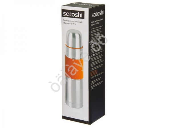 Термос 0,75л, металлический "Буллет" SATOSHI  /1/24
