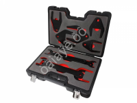 Набор ключей для муфты вентиляторов 1/2", 10пр.(36,39,47,54,57,60,72,76,82мм), в кейсе "Pemium" Forsage