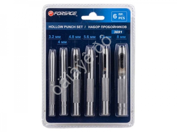 Набор пробойников, 6пр. Forsage