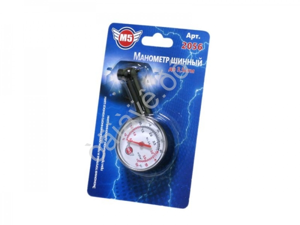 Манометр шинный М5 в блистере до 3,5 атм 1/20200_