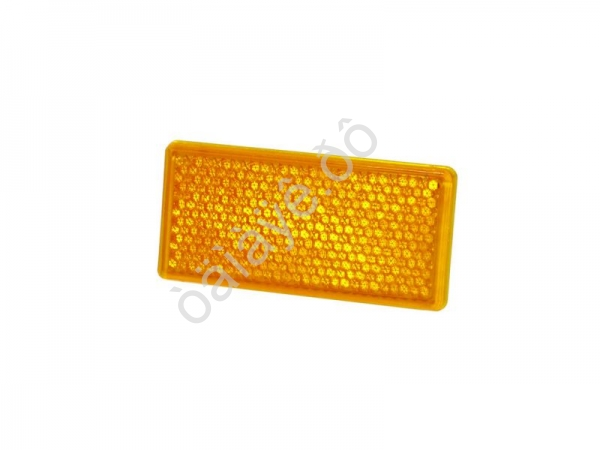 Световозвращатель жёлтый 2-х сторонний скотч Турция /1/20