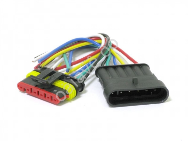 Колодка 6 контактов, герметичная МРГ-001-6-1.5   1615м/10