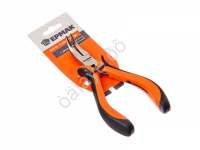 Тонкогубцы мини, изогнутые с двуцветными ручками ЕРМАК