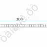 Хомут пластиковый 3.6х200 REXANT белый 1уп./100шт /1/10/200