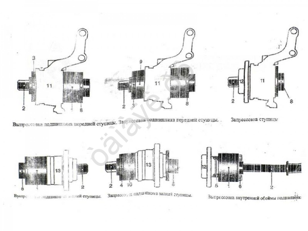 Набор ремонта ступицы 08-09 Набор ремонта ступицы 08-09