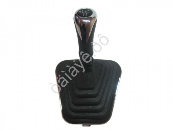 Гофра+ручка КПП ВАЗ-2110  (черная кожа)