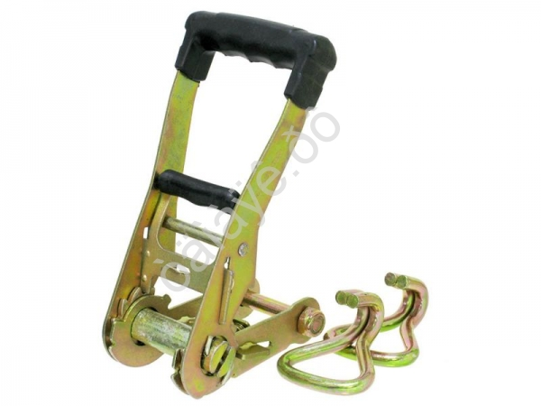 Храповый механизм и 2 крюка для ремня стяжки груза  (50мм) RP001 1//20(150)_
