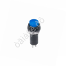 Кнопка 250v 1A(2c) ON-(OFF) синяя1/10