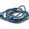 Аудио кабель AUX 3,5мм М5 ткань нейлон + леска