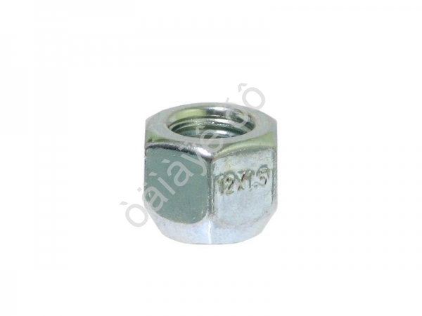 Гайка М12*1,50*16, открытая, конус (без бурта), ключ 19, цинк /1/20_