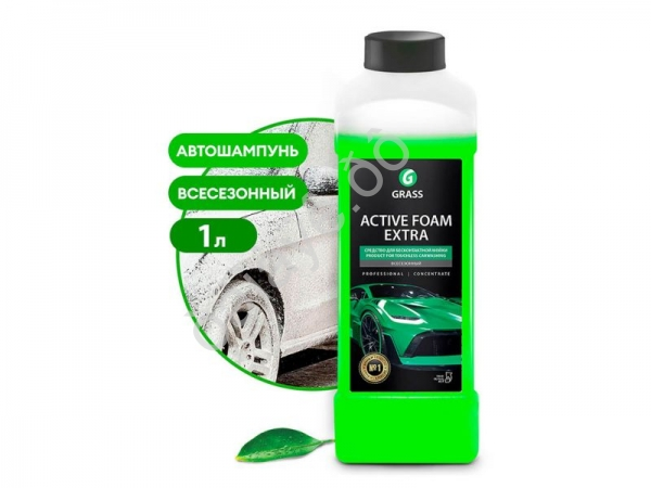 Автошампунь, активная пена "Active Foam Extra" (канистра 1 л) GRASS