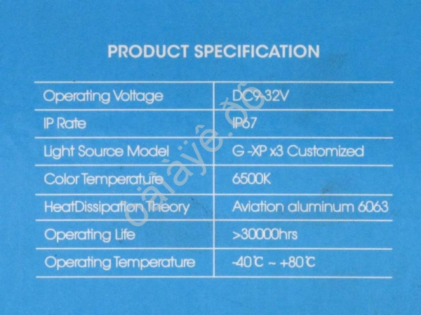 Светодиод 12-32V S8 H11 6500K