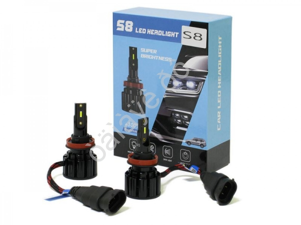 Светодиод 12-32V S8 H11 6500K