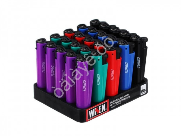 Зажигалка турбо "Wisen" WP 15 TURBO /25 Зажигалка турбо "Wisen" WP 15 TURBO /25