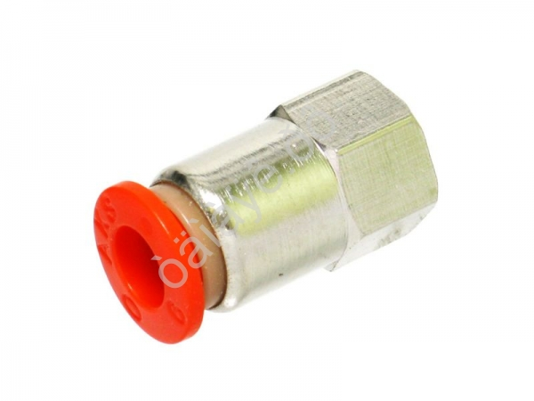 Фитинг цанговый пластик PU 1/8 х 6 mm внутр. резьба Фитинг цанговый пластик PU 1/8 х 6 mm внутр. резьба