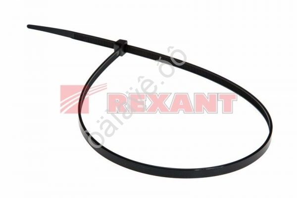 Хомут пластиковый 4.8х300 REXANT рулев. рейка 1уп./100шт черный /1/10/100 Хомут пластиковый 4.8х300 REXANT рулев. рейка 1уп./100шт черный /1/10/100