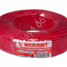 Провод  одинарный (1,5) REXANT красный (100м) 1/6