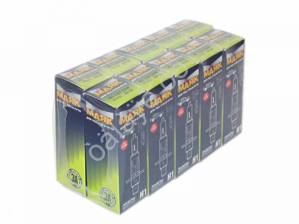 Лампа МАЯК H1 12V 55W P14,5s /10/800