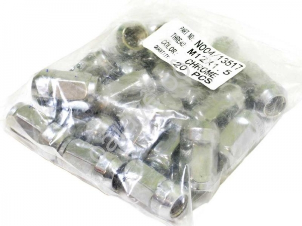 Гайка М12*1,50*32, конус, ключ 17, хром /1/20_