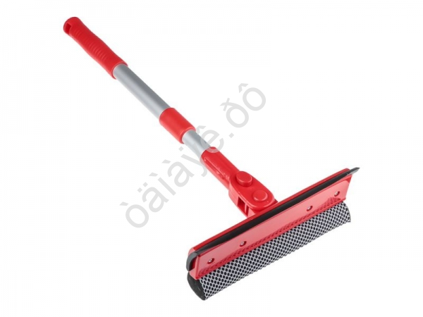 Щетка телескопическая с губкой и водосгоном, 50-70 см, поворотная рабочая поверхность ЕРМАК