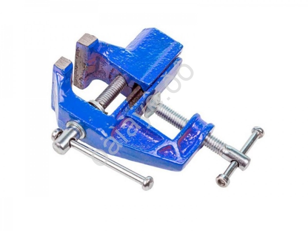 Тиски настольные мини (ширина губ - 50мм, захват-30мм, крепление "струбцина") Forsage