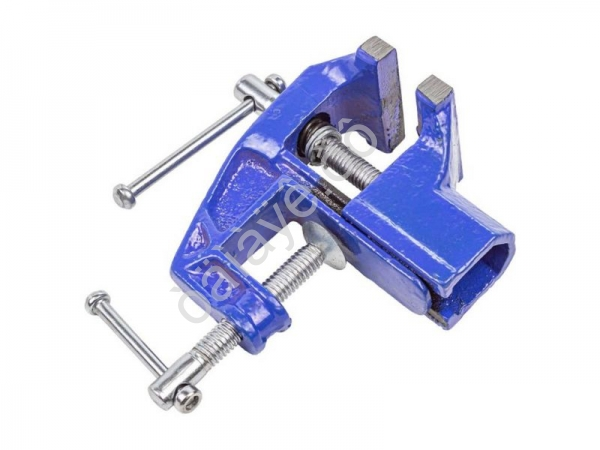 Тиски настольные мини (ширина губ - 50мм, захват-30мм, крепление "струбцина") Forsage