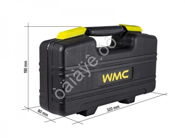 Набор инструментов 142пр(молоток,пассатижи,отвертки,нож,рулетка,ножницы,биты,расходник) WMC TOOLS