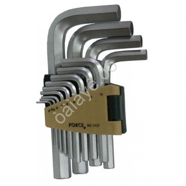 F5137 Набор шестигр. Г-обр. 2-19мм 13 предметов /6/12