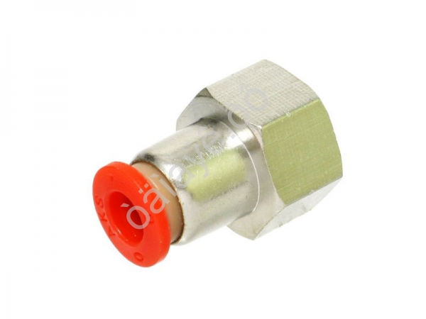 Фитинг цанговый пластик PU 1/4 х 6 mm внутр. резьба Фитинг цанговый пластик PU 1/4 х 6 mm внутр. резьба