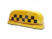 Знак "TAXI" магнитный,  с подсветкой 12V оранжевый /1/8