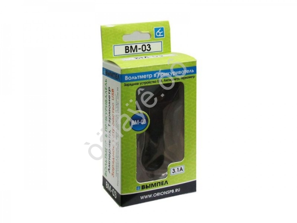 Вольтметр в прикуриватель 4в1, термометр, амперметр, вольтметр, зарядка