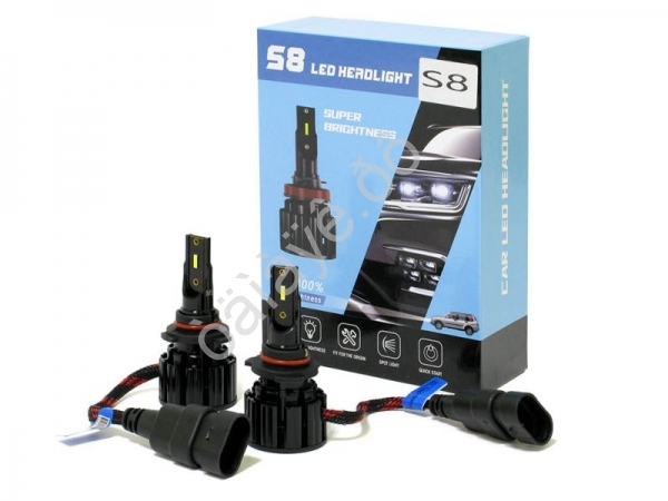 Светодиод 12-32V S8 HB3 6500K Светодиод 12-32V S8 HB3 6500K