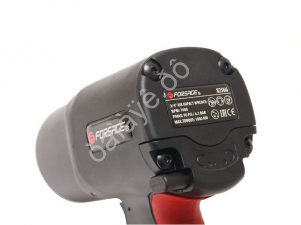 Пневмогайковерт ударный 1800Нм 3/4 с реверсом и регулировкой усилия в облегченном корпусе 3/4" Forsage