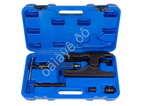 Съемников шаровых опор с гидравлическим винтом 10т(размер зева: 35мм, раскрытие до 100мм), в кейсе Forsage