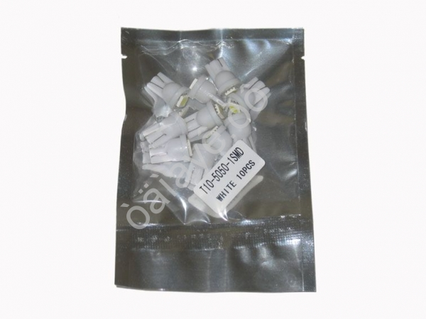 Светодиод Т10 -  1SMD  5050 белый /10/100_