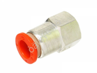 Фитинг цанговый пластик PU 1/4 х 8 mm внутр. резьба