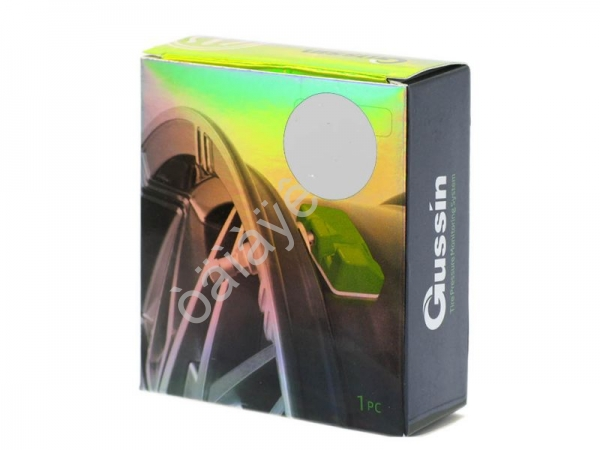 Датчик давления в шине TPMS Gussi 433МГц+315МГц, программируемый, универсальный, серебристый