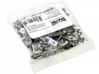 Клемма 6,3 мм с фиксацией и монтажным усиком, под провод сечением 0,5-1,5мм² (ПАПА) МШ-63-0,5-1,5 латунь луженная (100шт)