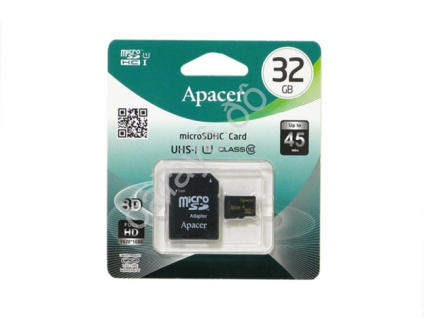 Карта памяти Micro SD  32 GB  UHS-1 U-1 10класс /1
